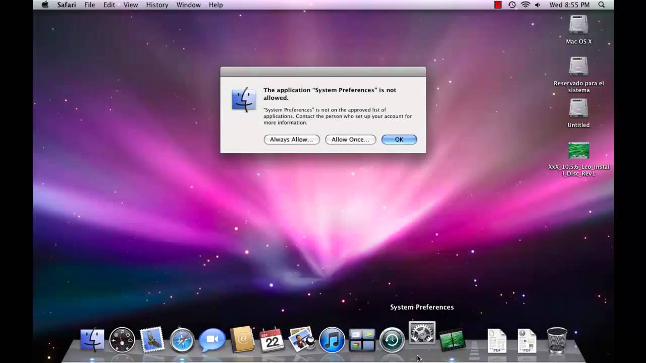 updates for mac 10.5.8